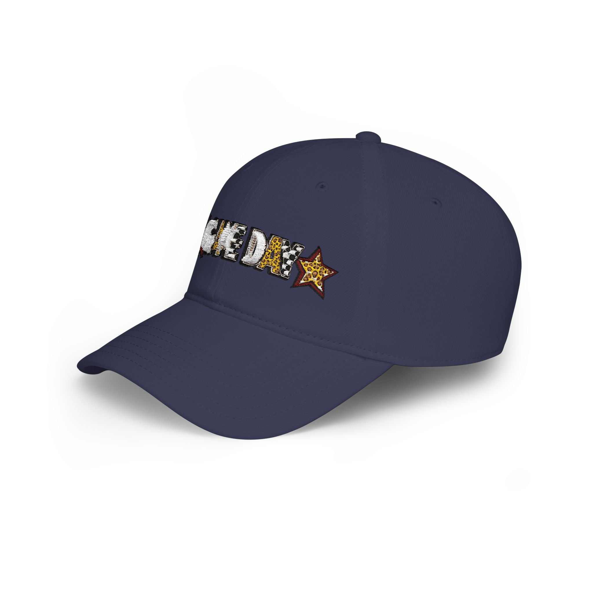 GAME DAY Low Profile Baseball Cap | leopard Stars Sport Fan Hat