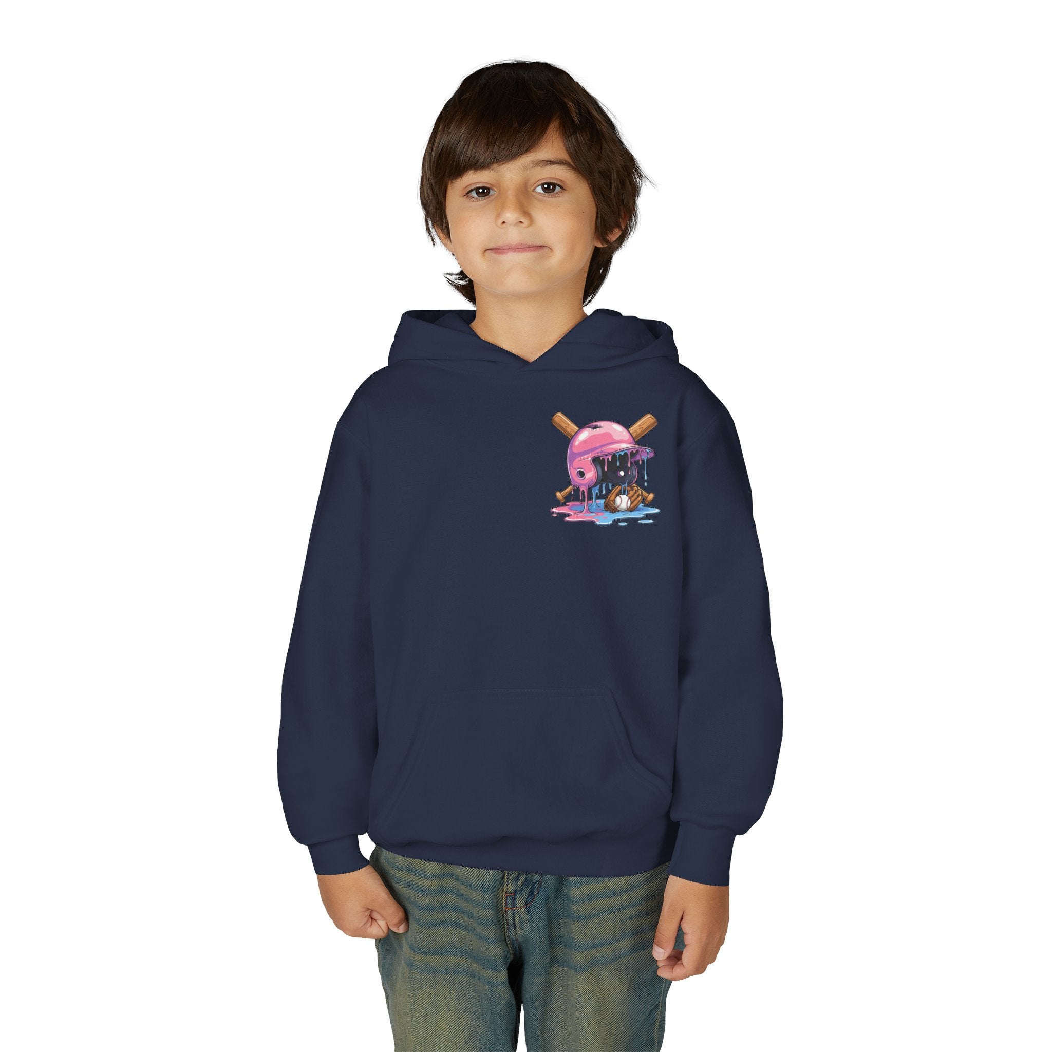 Respect the Drip Baseball Hoodie | Dripping Baseball Helmet Design