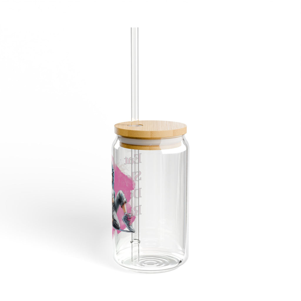 Dancer sipper Glass- 16oz Eco Friendly, Makes a great gift for the Dancer in your life!