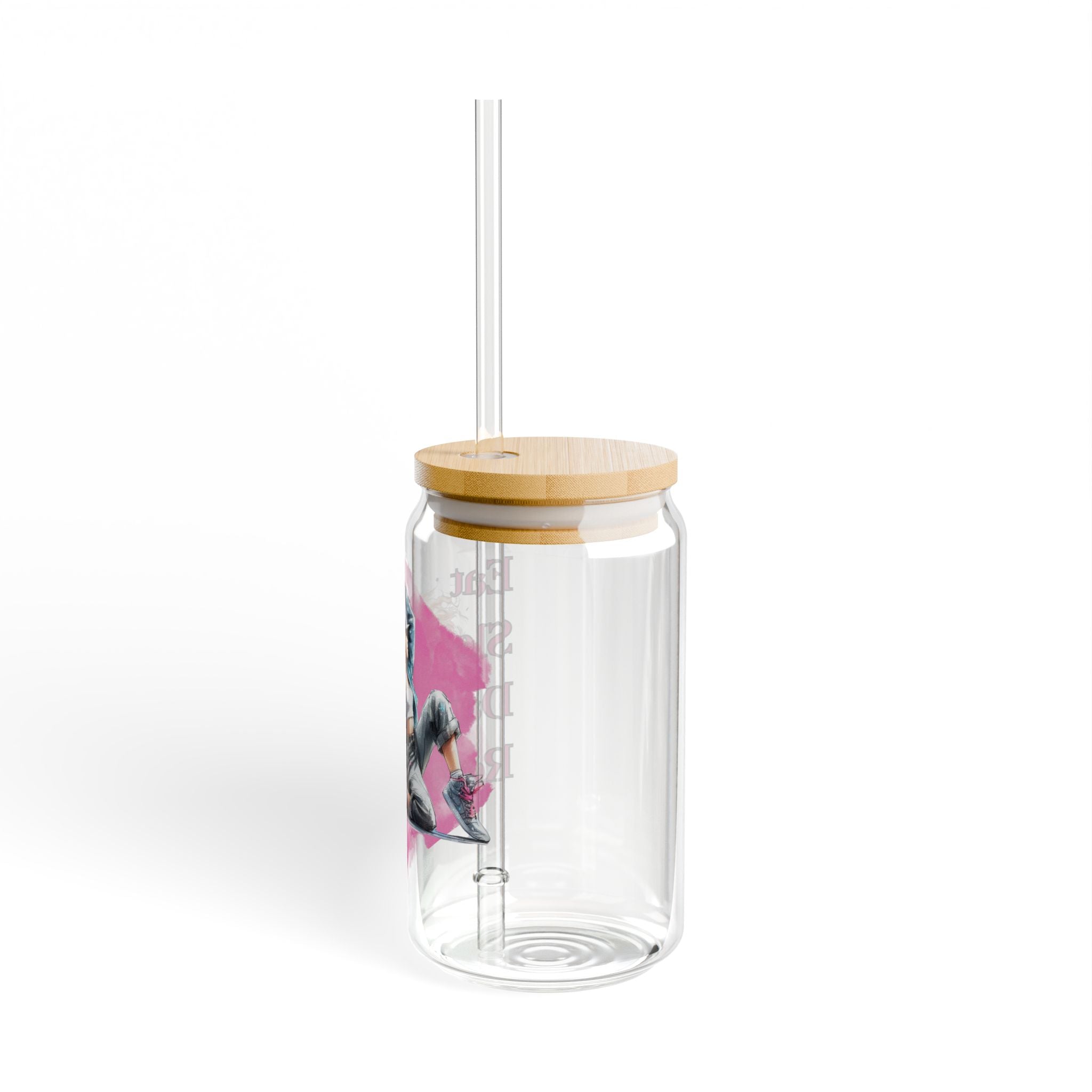 Dancer sipper Glass- 16oz Eco Friendly, Makes a great gift for the Dancer in your life!