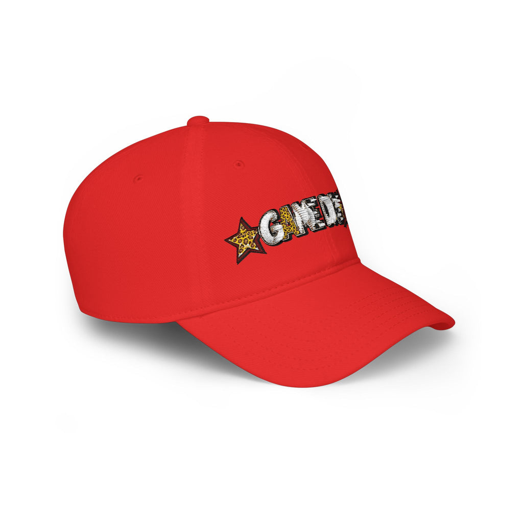 GAME DAY Low Profile Baseball Cap | leopard Stars Sport Fan Hat