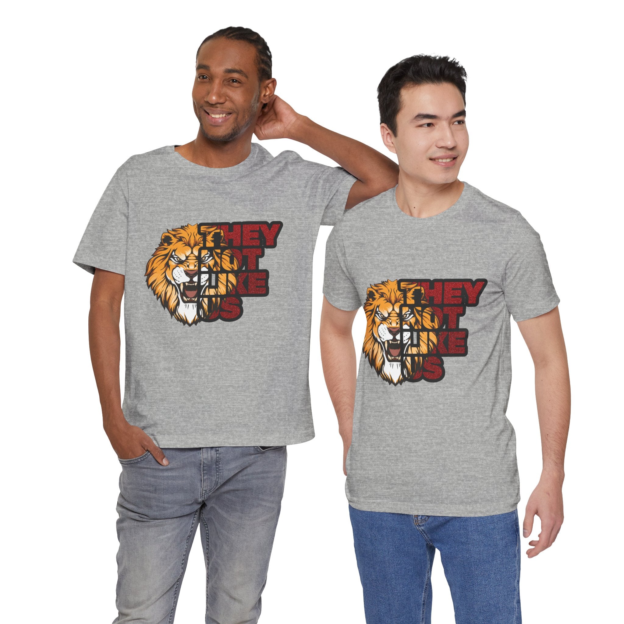 Lion They Not Like Us T-Shirt | Bold Graphic Tee | Sports Fan Pride Shirt | Liberty Lions Tee | Game Day Outfit