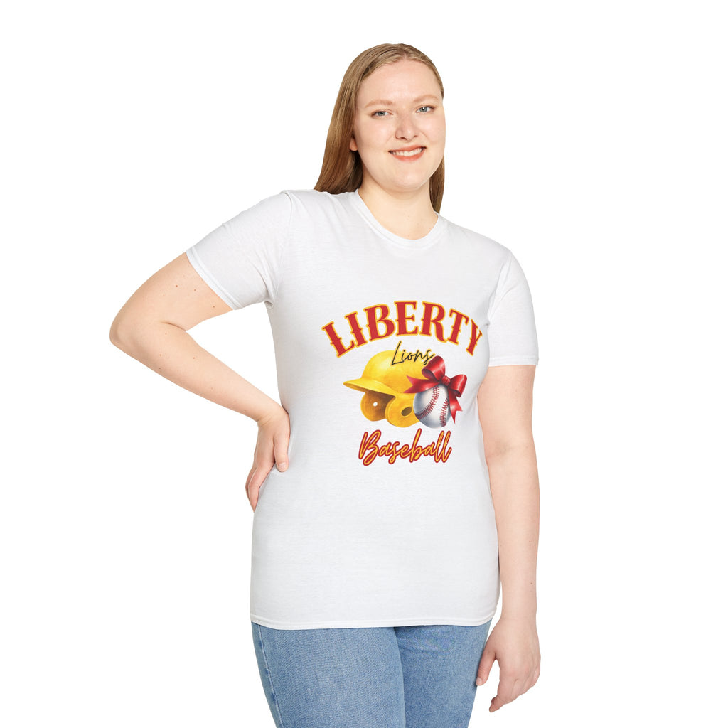 Liberty Lions Baseball T-Shirt — Adult Team Spirit Tee