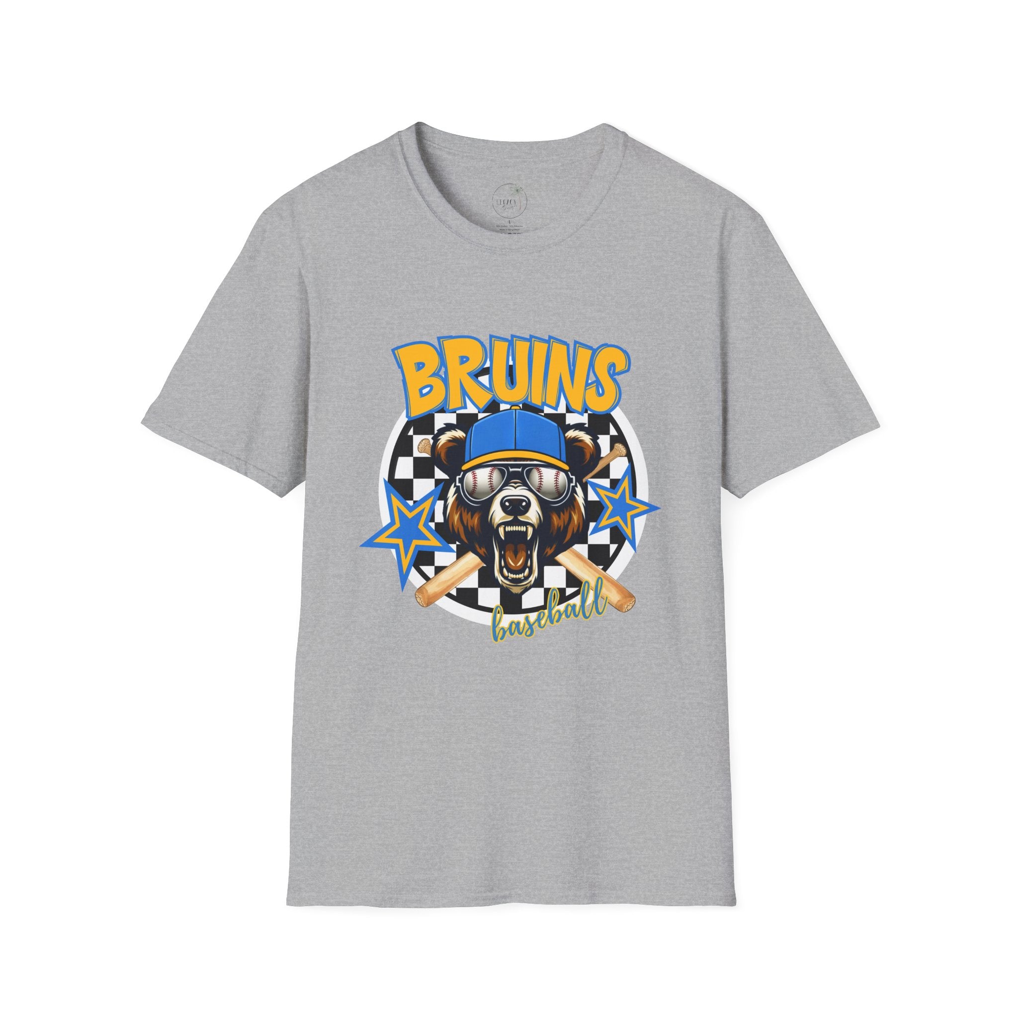 Bruins Bear Baseball T-Shirt | Vintage Mascot, Baseball Bats