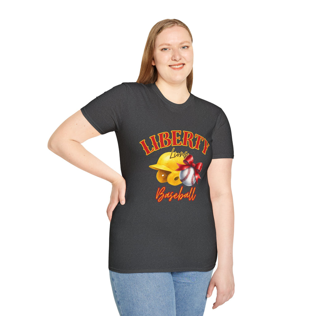 Liberty Lions Baseball T-Shirt — Adult Team Spirit Tee