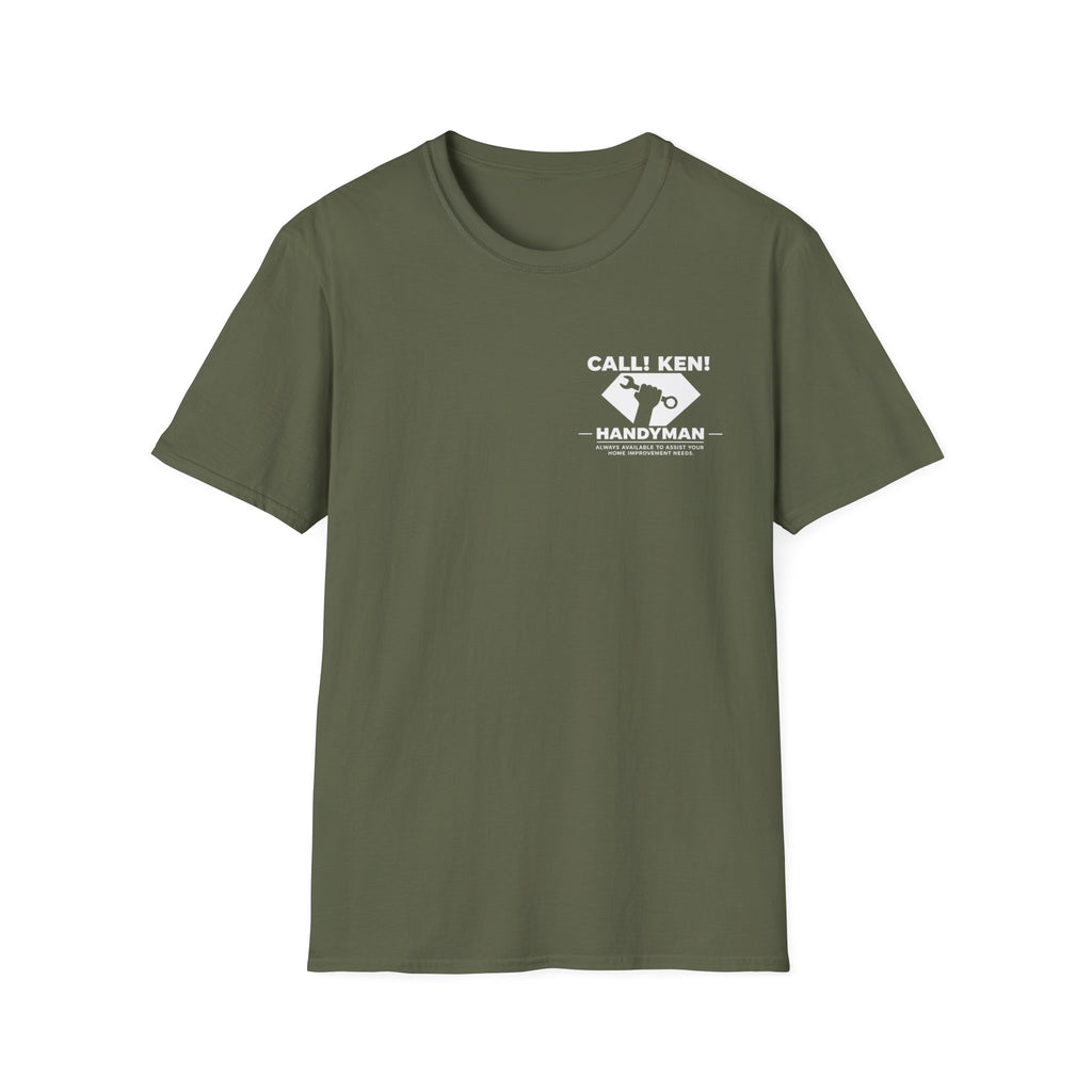 Call Ken! Handyman T-Shirt | Wrench Logo, Retro Trade Shirt