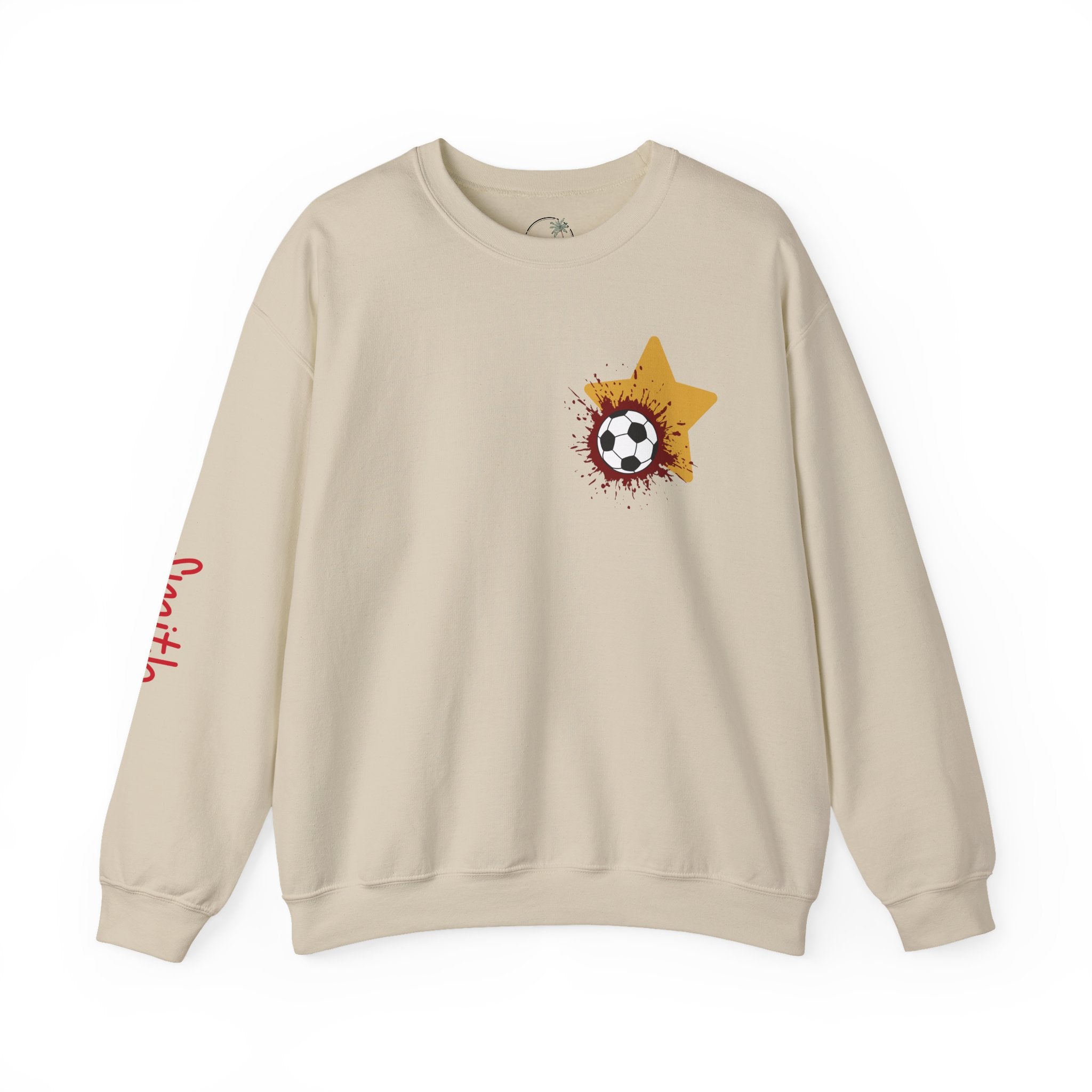 Liberty Soccer Player Crewneck Sweatshirt | My Favorite Player Back Print
