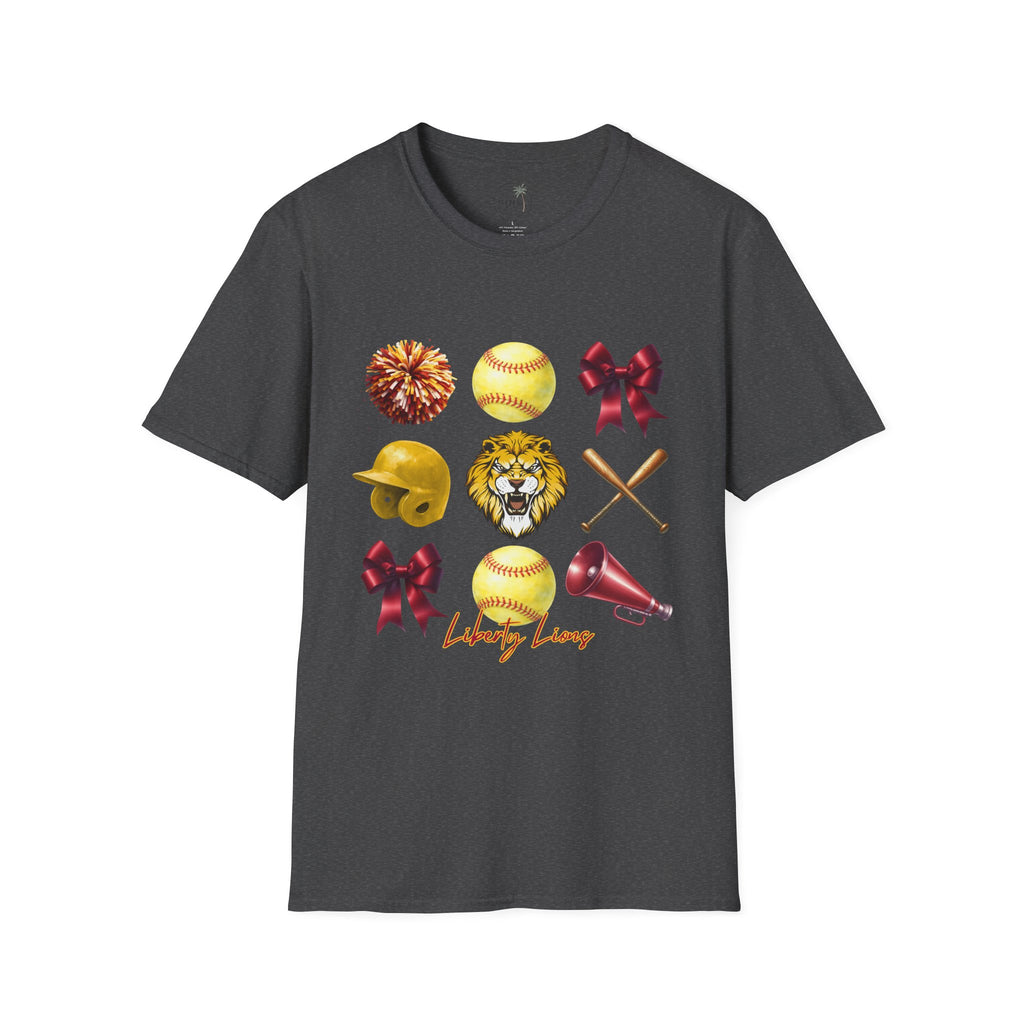 Liberty Lions Softball Team T-Shirt — Liberty Lions Graphic Tee
