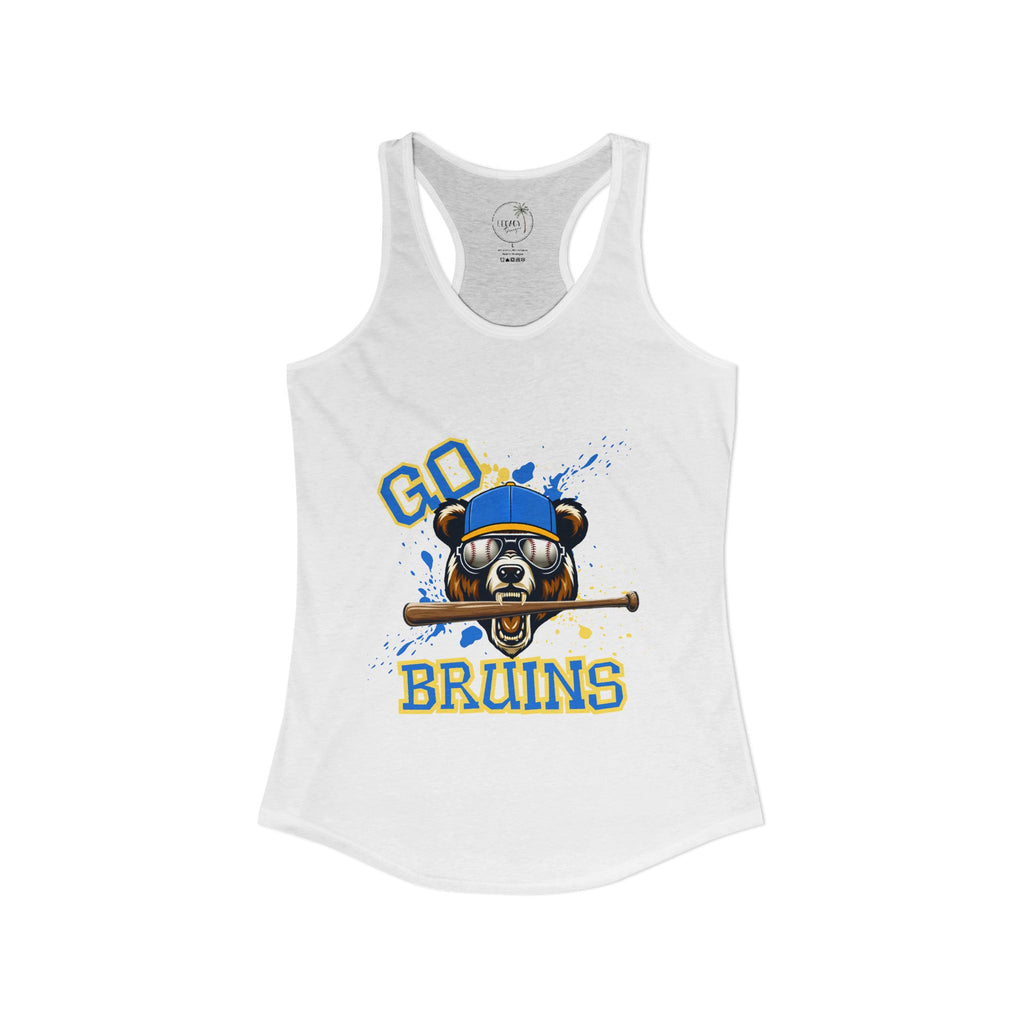 Go Bruins Baseball Women's Ideal Racerback Tank
