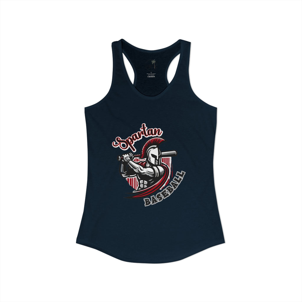 Spartan Baseball Tank Women's Ideal Racerback Tank