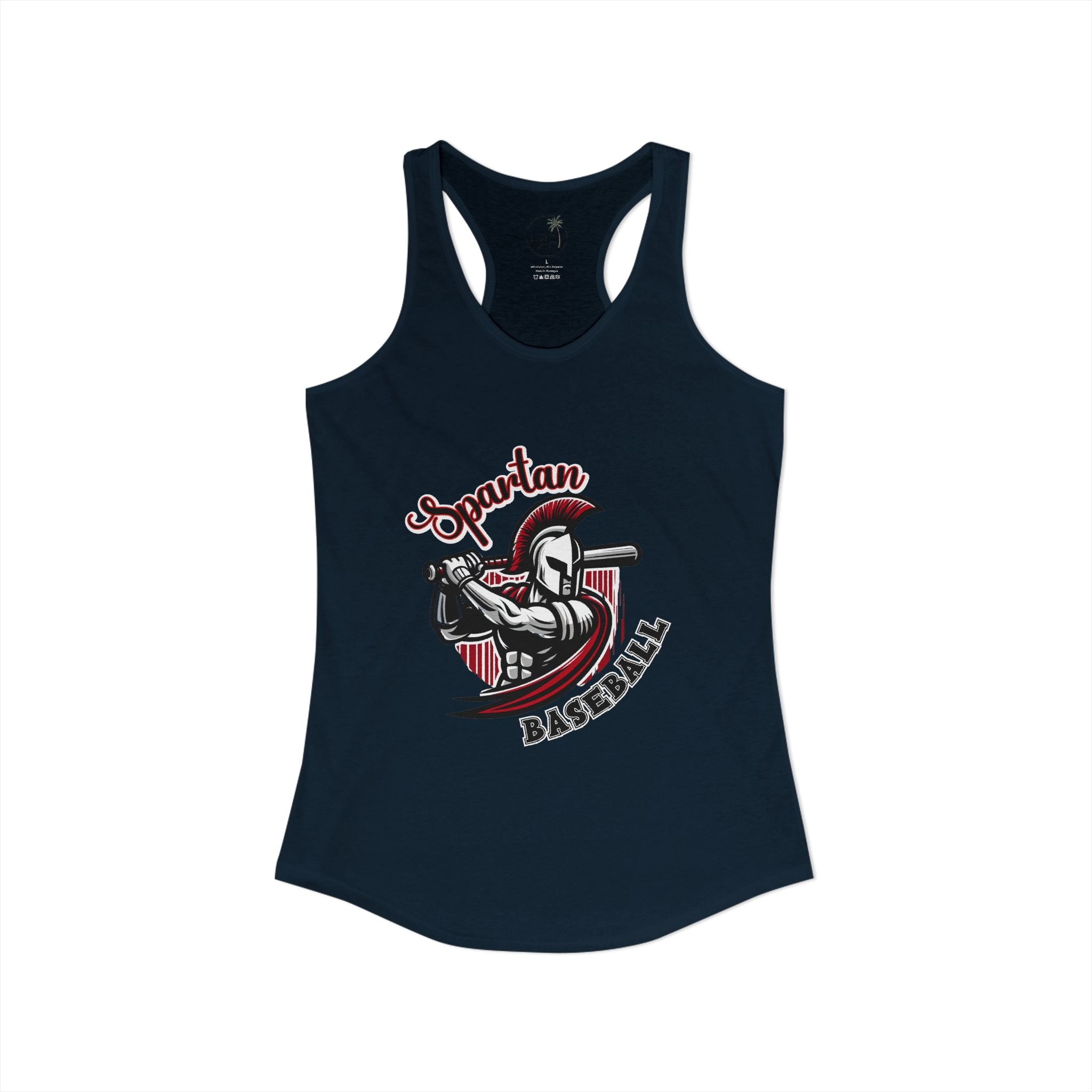 Spartan Baseball Tank Women's Ideal Racerback Tank