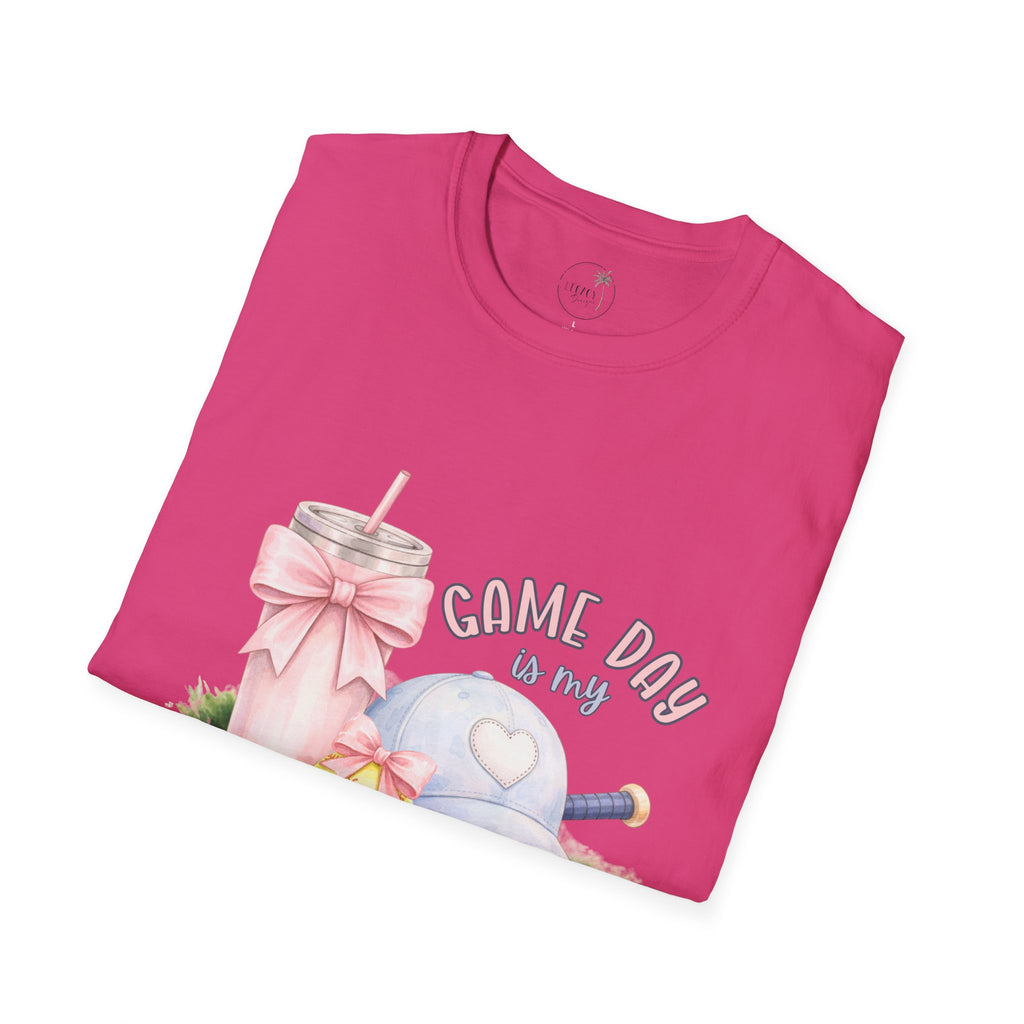 Softball Game Day is my Favorite T-Shirt | Baseball Cap, Cute Sports Design