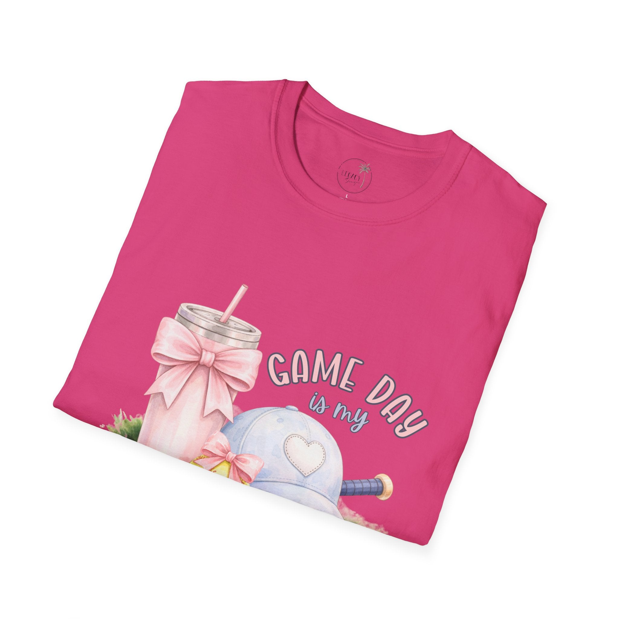 Softball Game Day is my Favorite T-Shirt | Baseball Cap, Cute Sports Design