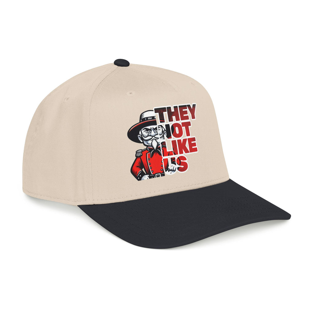 Rebel-They Not Like Us -Hat Bold Graphic Cap, Unisex Rebel Baseball Hat,  Low Profile Baseball Cap, Sports, Gift for Him/Her