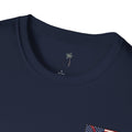 Rebels American Flag Baseball T-Shirt |American Flag Home Plate Drip Design