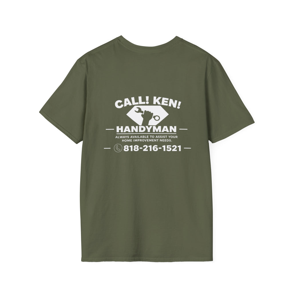 Call Ken! Handyman T-Shirt | Wrench Logo, Retro Trade Shirt