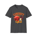 Liberty Softball Helmet Graphic T-Shirt — Patriotic Team Spirit Tee