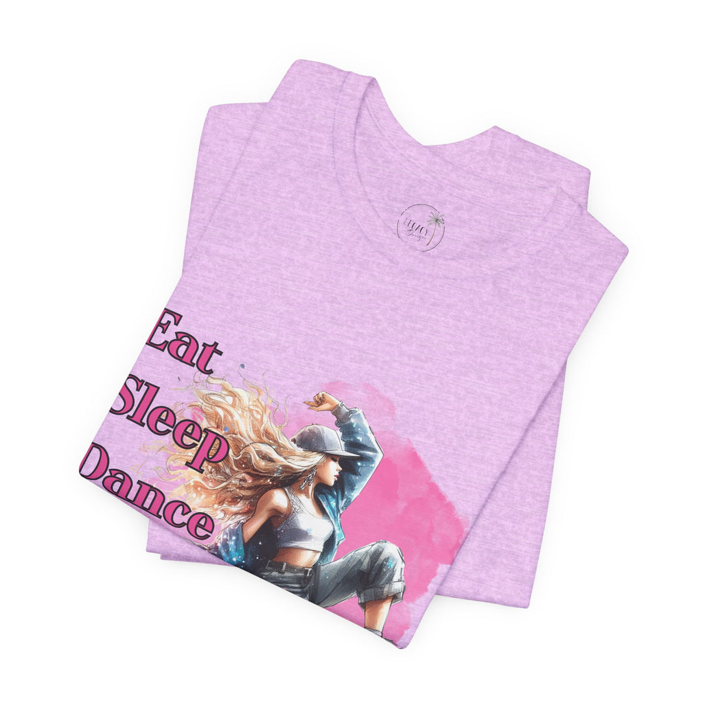 Eat Sleep Dance Repeat-Dance Lover's Unisex Tee, Gift for Dancers, Casual Dancewear, Festival Top, Unique Graphic Tee