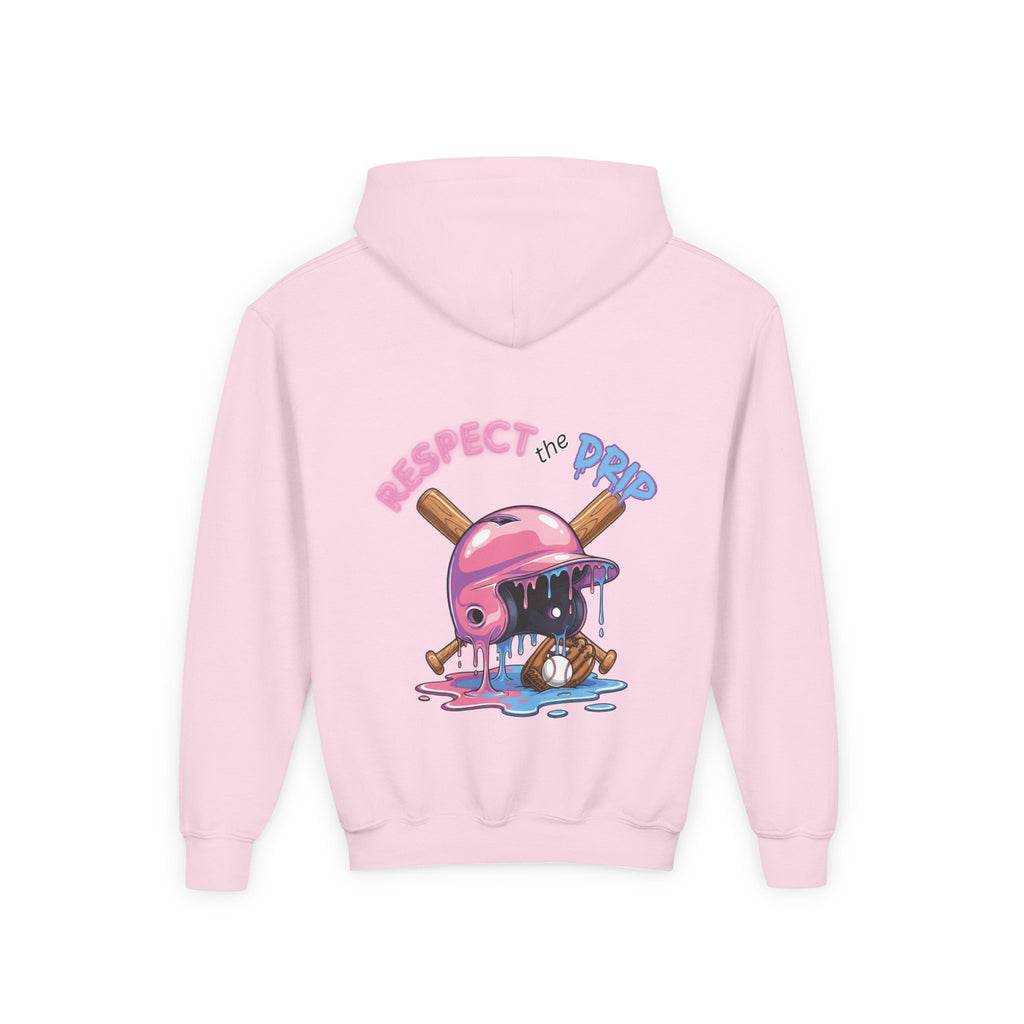 Respect the Drip Baseball Hoodie | Dripping Baseball Helmet Design