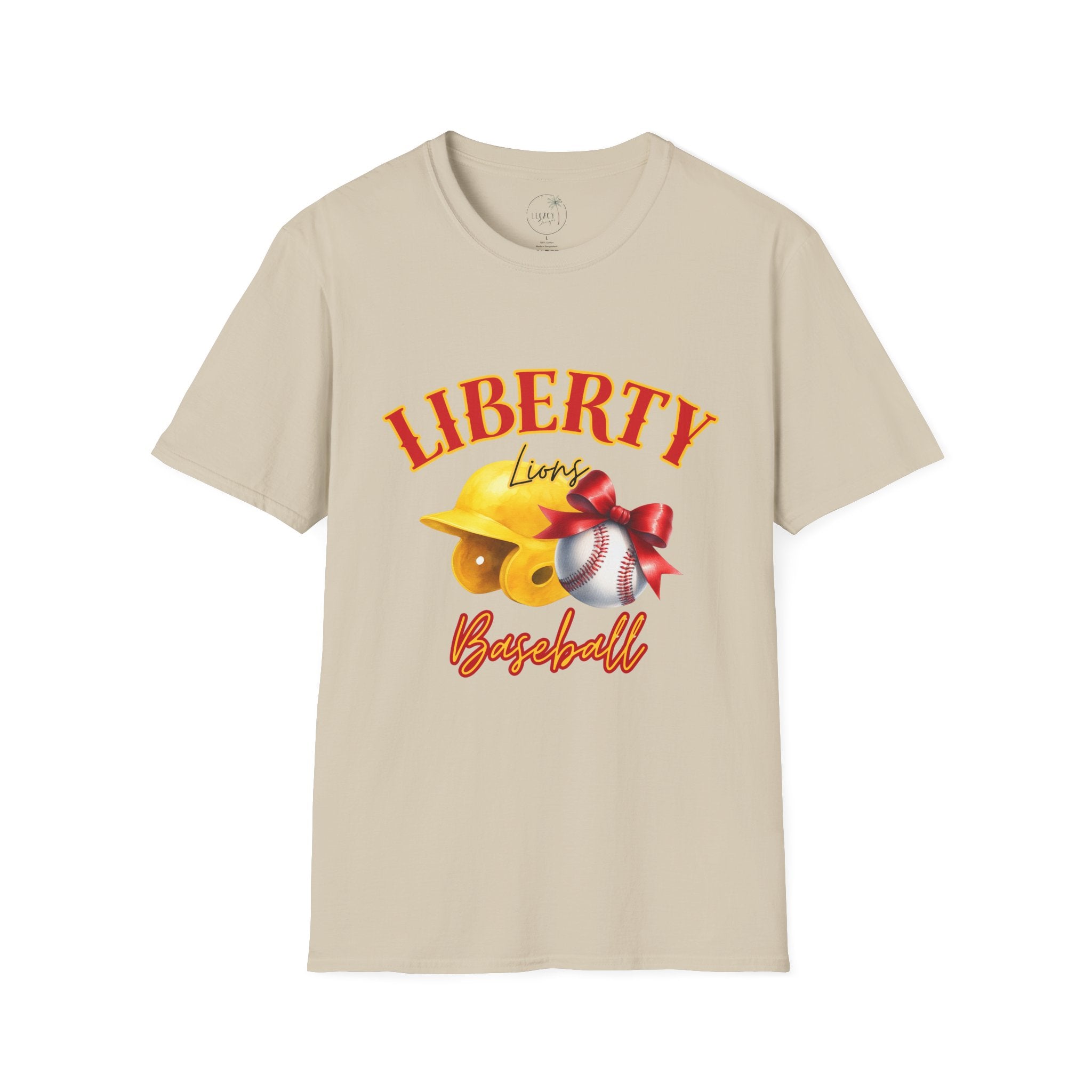 Liberty Lions Baseball T-Shirt — Adult Team Spirit Tee