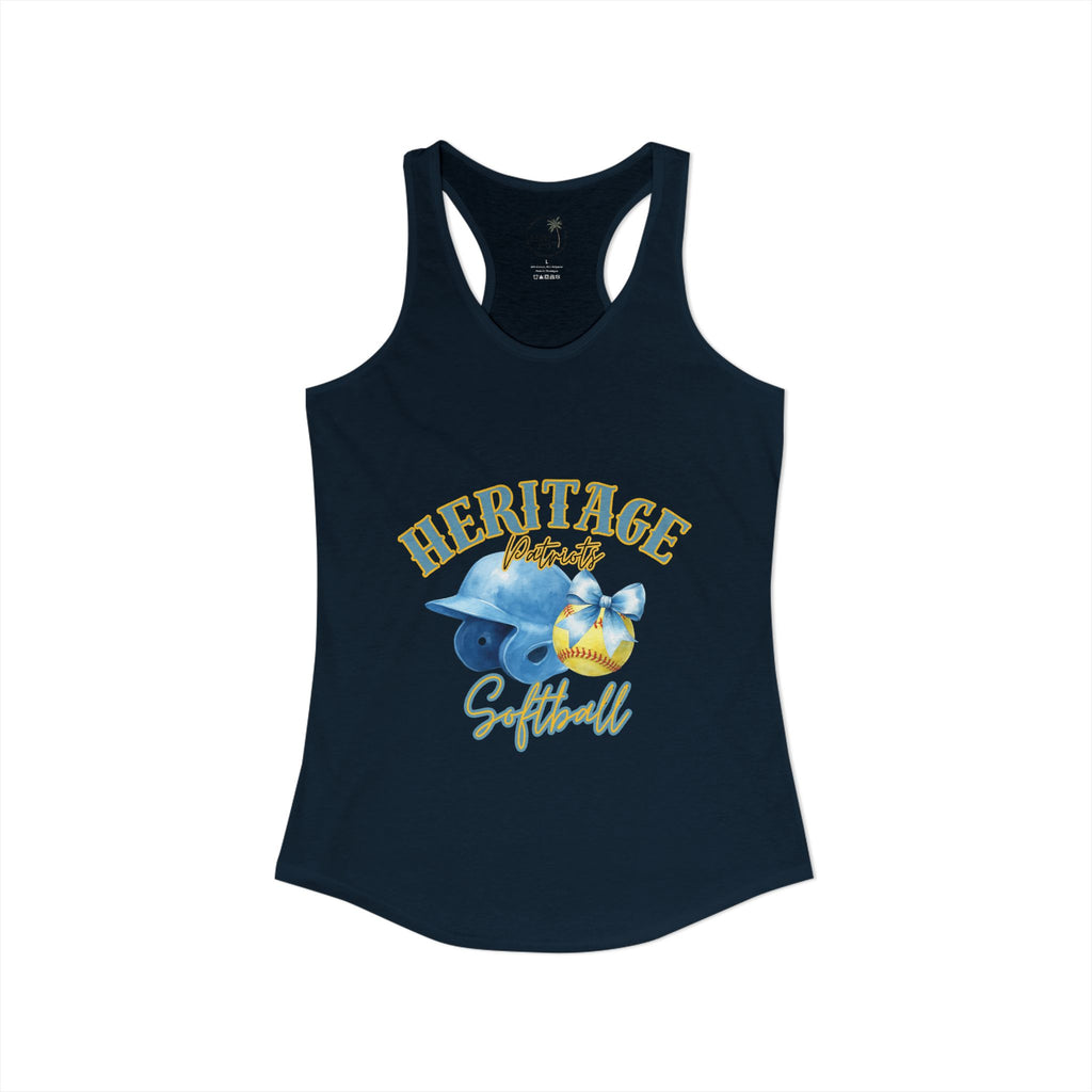 Heritage Patriots Softball Tank Women's Ideal Racerback Tank