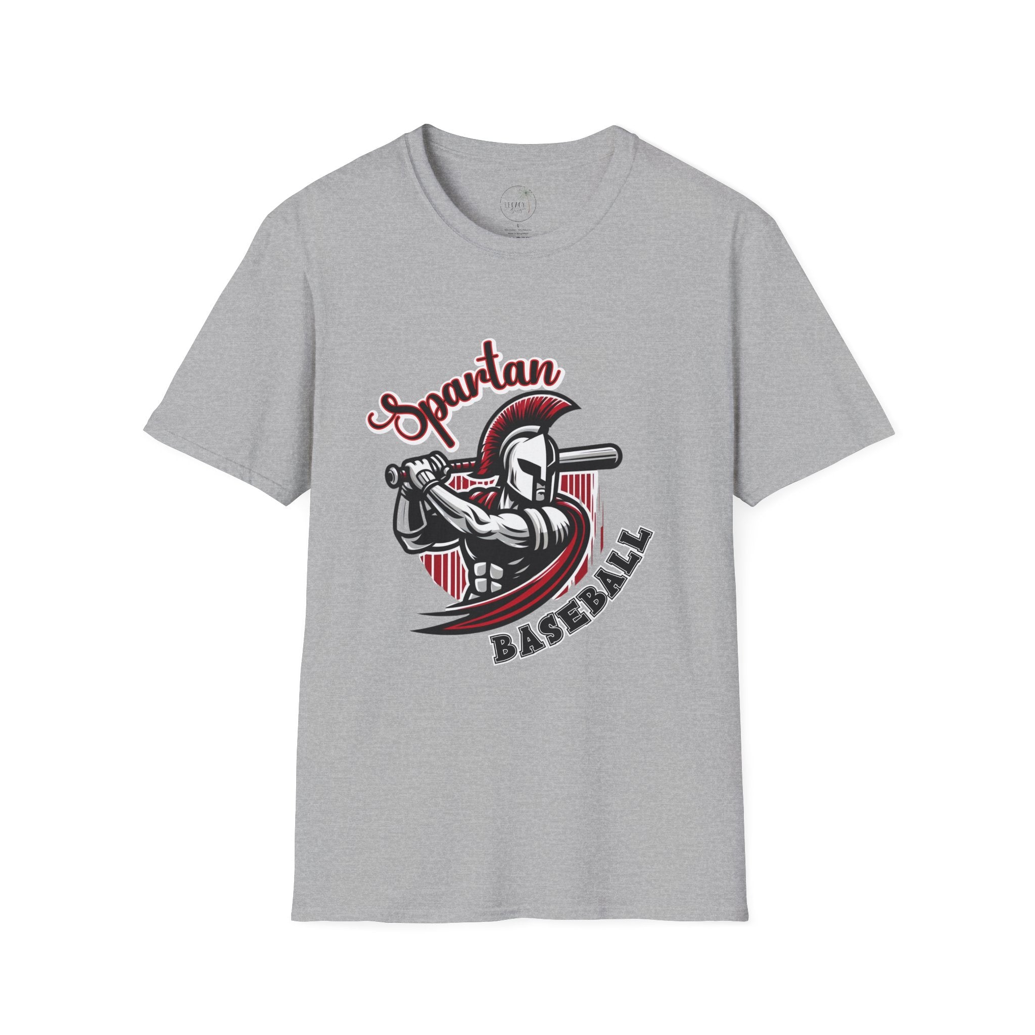 Spartan Baseball T-Shirt | Spartan Helmet Batter Sports Shirt