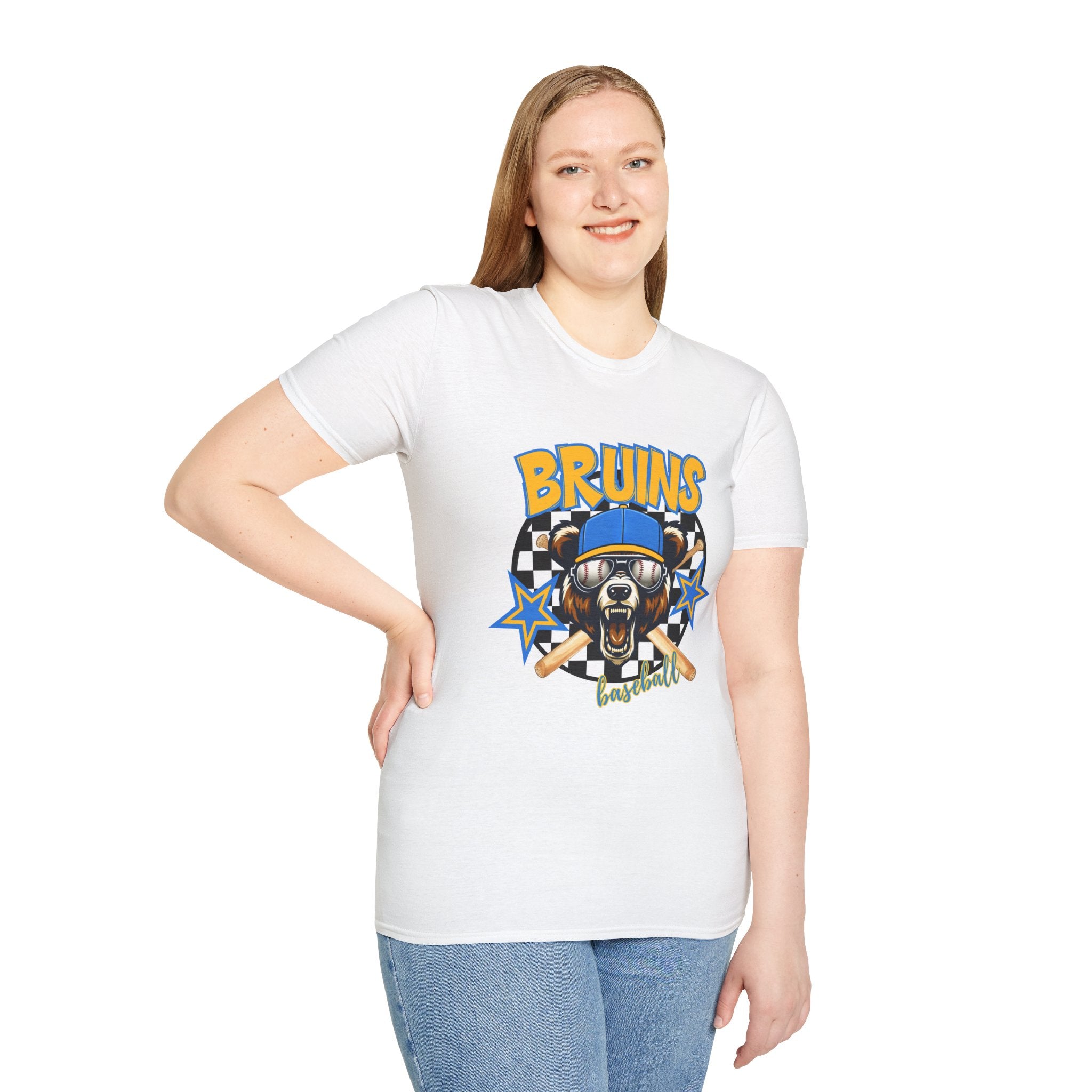Bruins Bear Baseball T-Shirt | Vintage Mascot, Baseball Bats