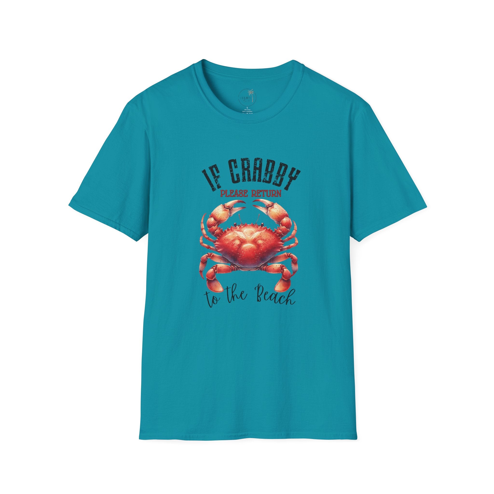 If Crabby Please Return to the Beach T-Shirt | Crab Graphic Tee