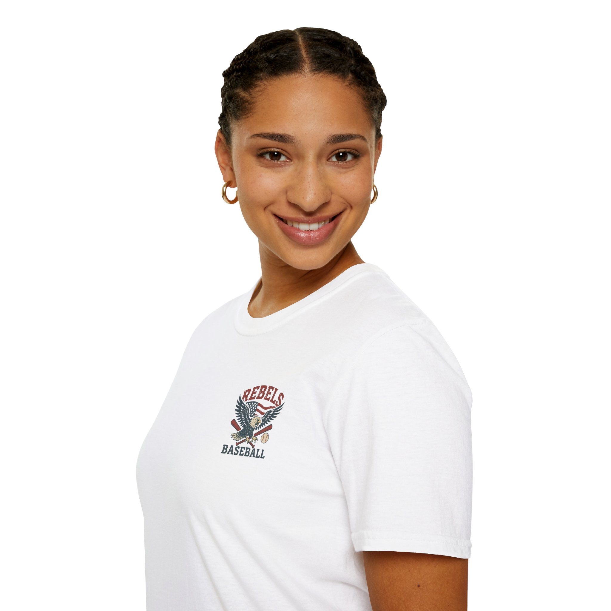 Rebels Eagle Baseball T-Shirt | Vintage Sports Team Shirt