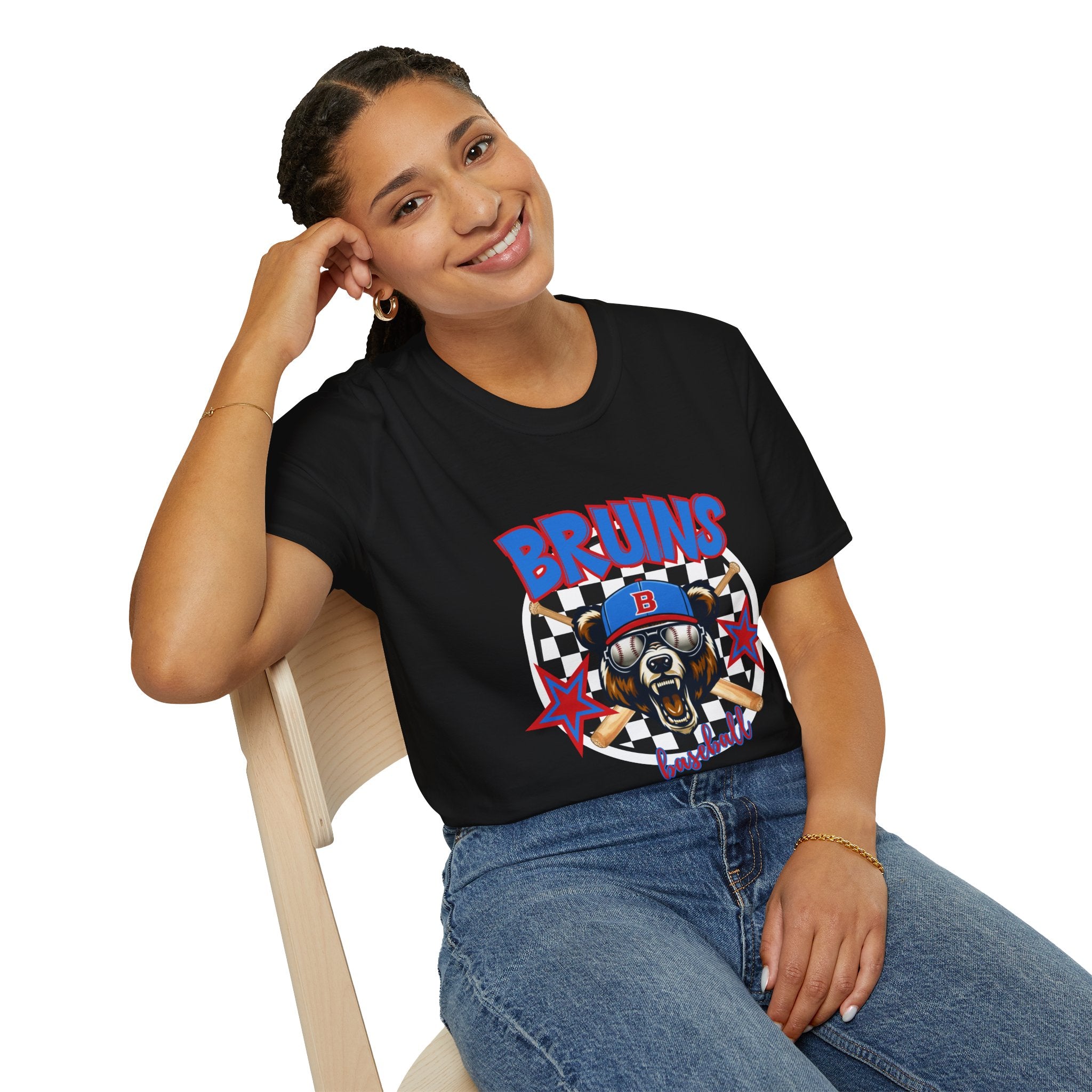 Bruins Baseball Graphic T-Shirt | Racing Flag, Baseball Bats