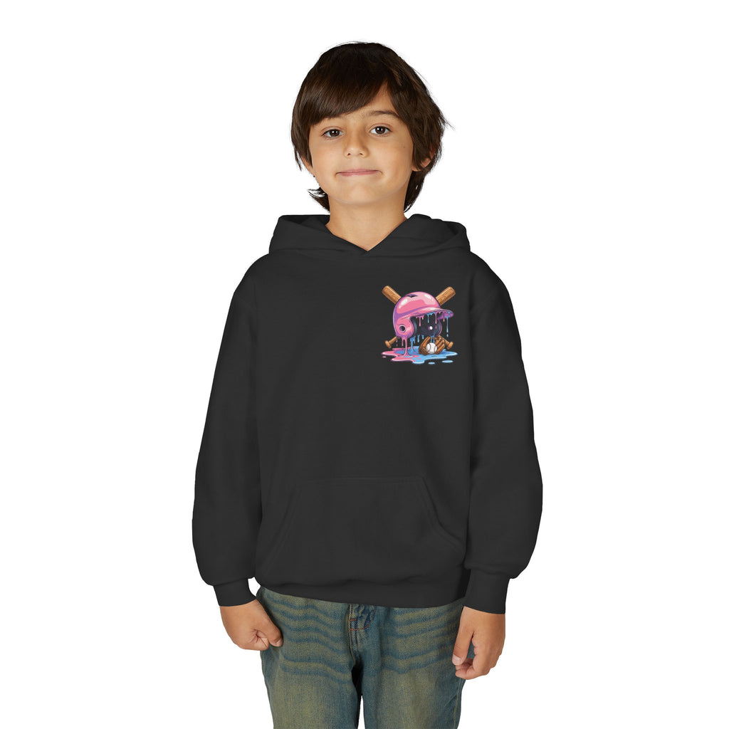 Respect the Drip Baseball Hoodie | Dripping Baseball Helmet Design