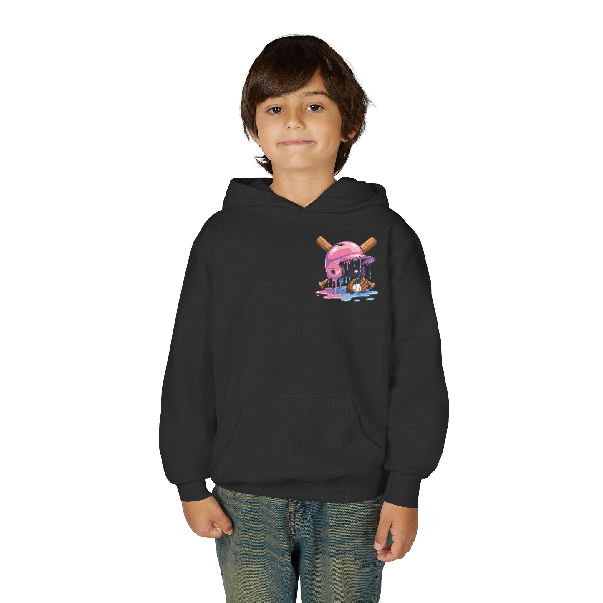 Respect the Drip Baseball Hoodie | Dripping Baseball Helmet Design