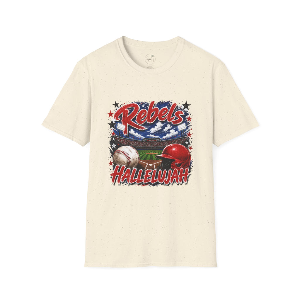 Rebels Baseball Graphic T-Shirt — 'Hallelujah' Team Spirit Tee