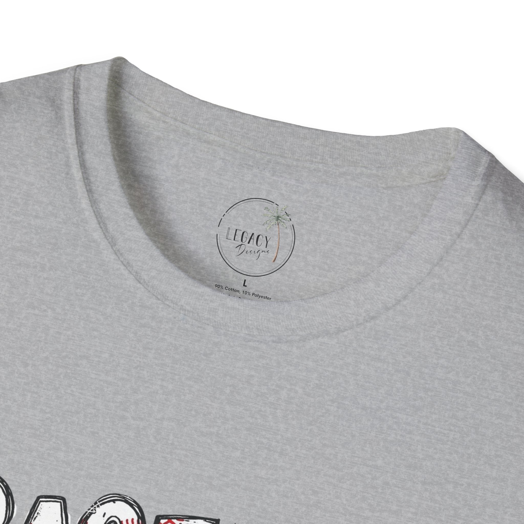 Baseball Mom T-Shirt | Baseball Ball Graphic, Mom Lettering