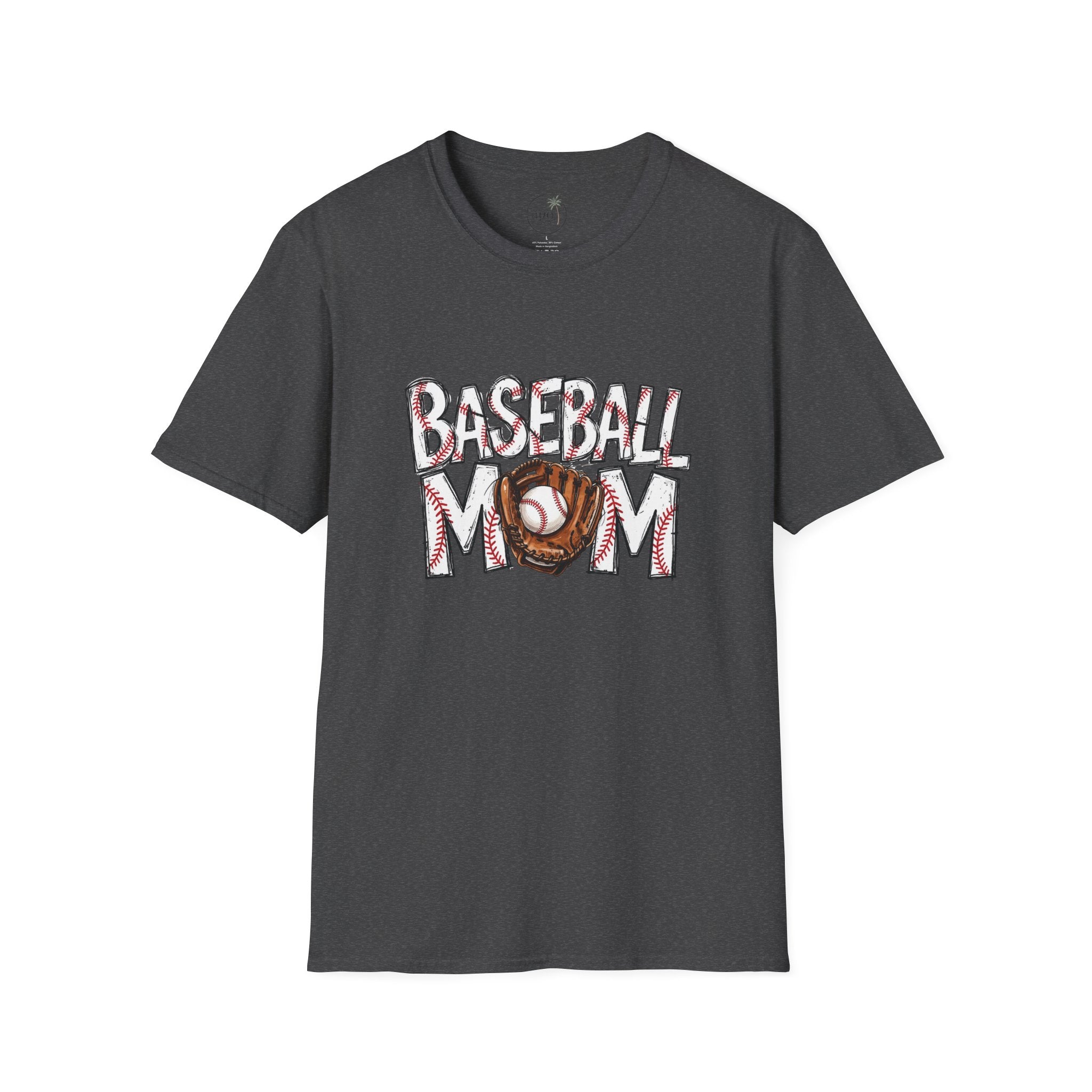 Baseball Mom T-Shirt | Baseball Ball Graphic, Mom Lettering