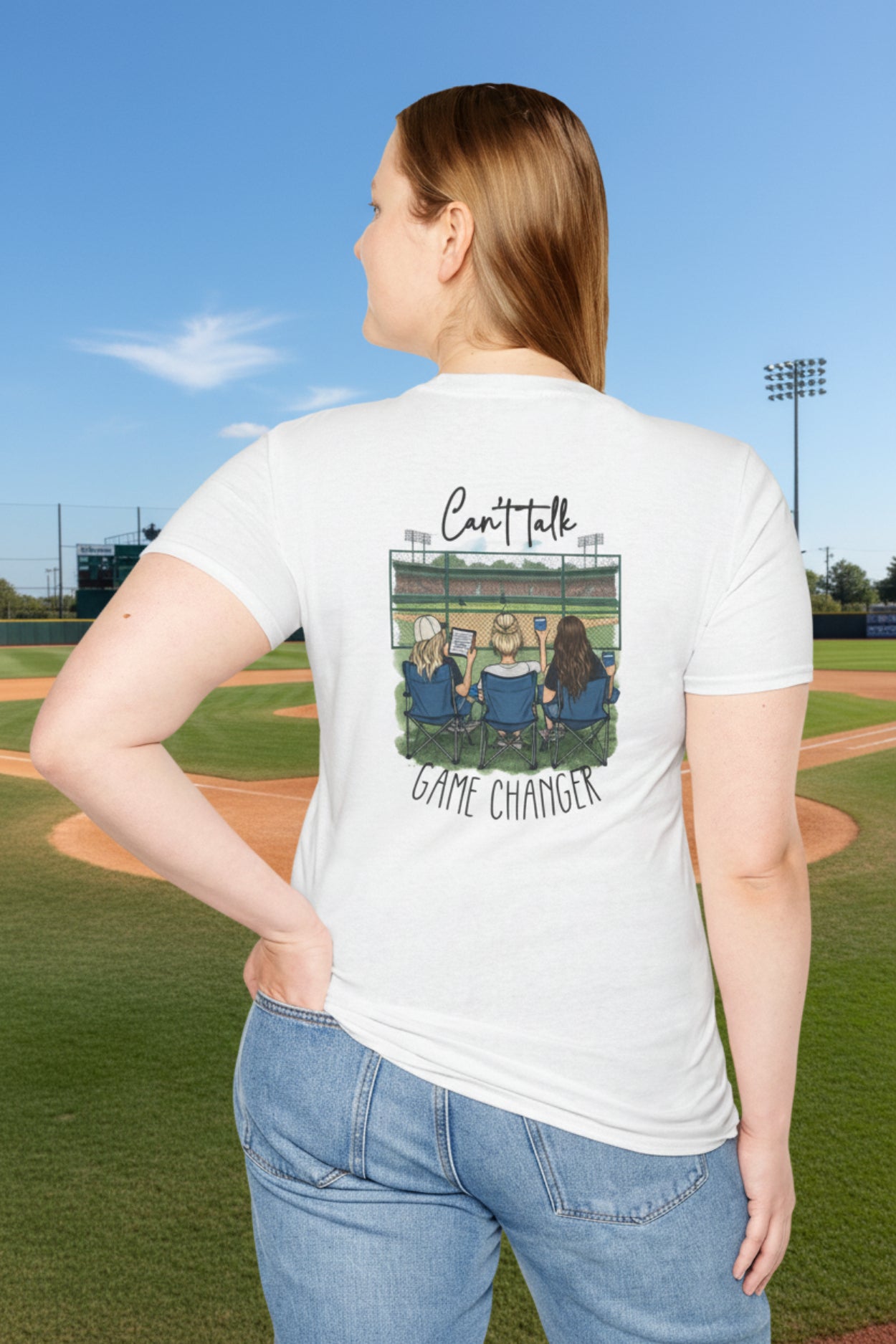 Game Changer Baseball Fans T-Shirt | Can't Talk  Game Changer