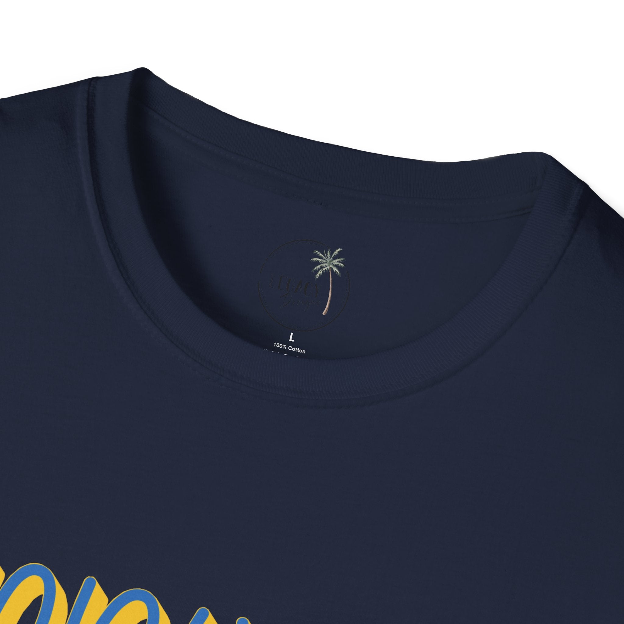 Bruins Baseball with Blue Bow T-Shirt | Sports Team Fan Tee