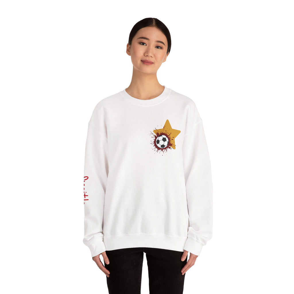 Liberty Soccer Player Crewneck Sweatshirt | My Favorite Player Back Print