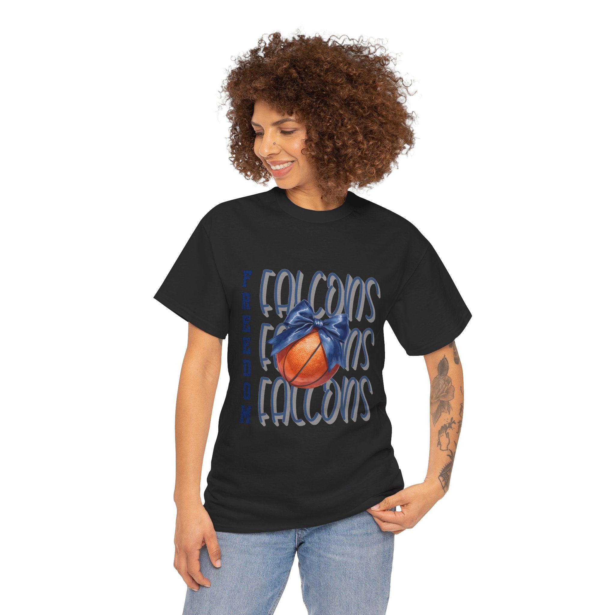 Freedom Falcon Basketball T-Shirt | Team Mascot Sports Tee
