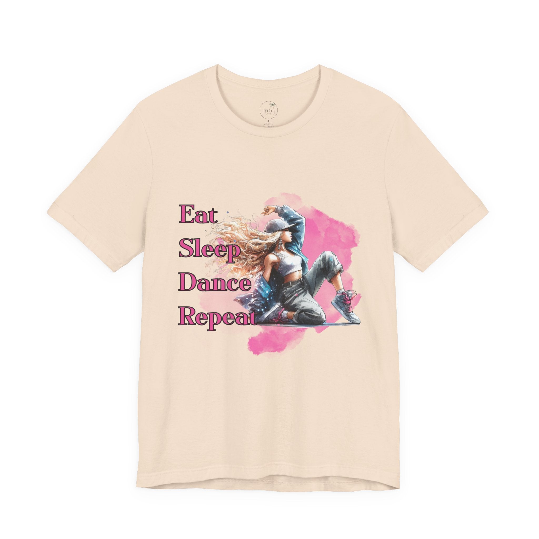 Eat Sleep Dance Repeat-Dance Lover's Unisex Tee, Gift for Dancers, Casual Dancewear, Festival Top, Unique Graphic Tee