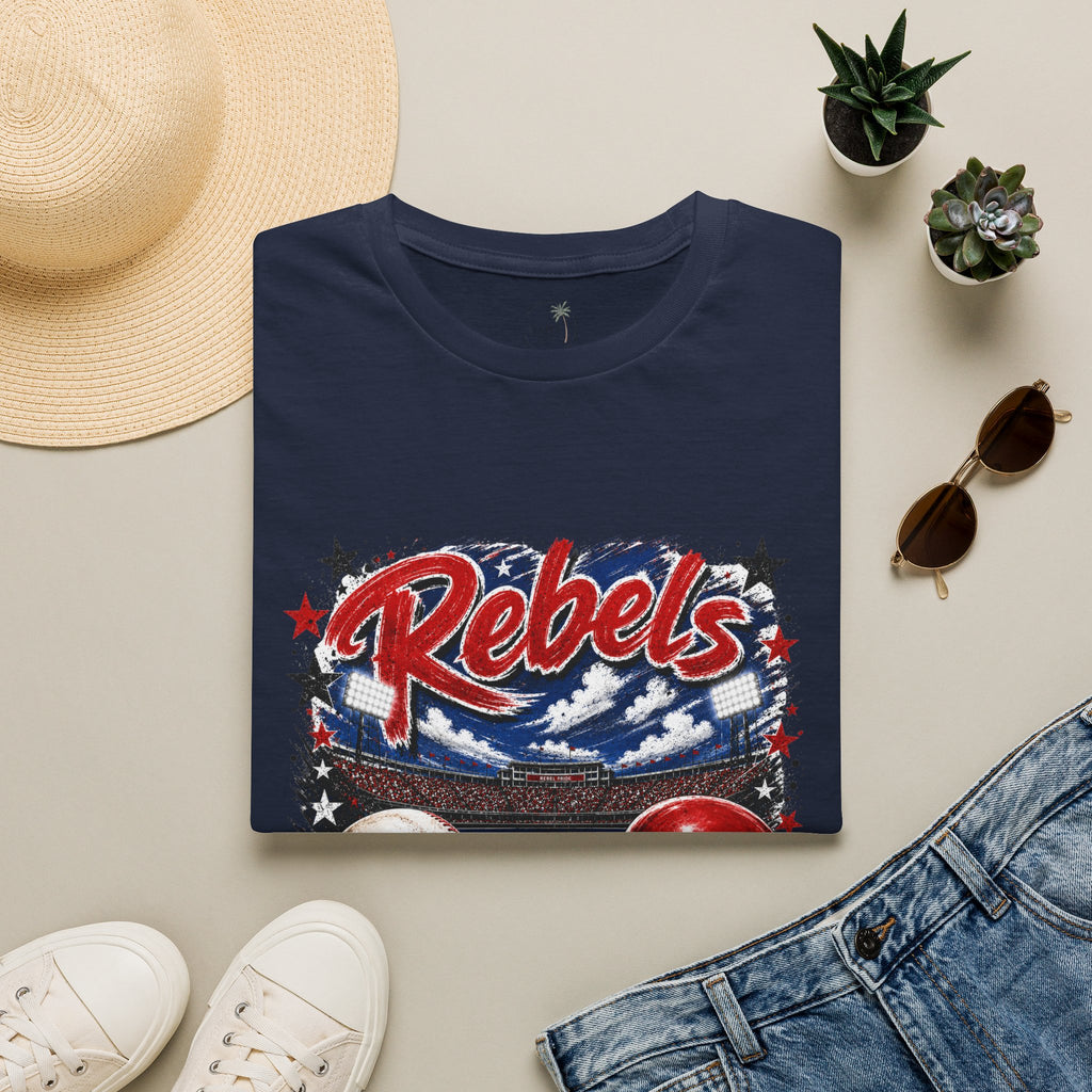 Rebels Baseball Graphic T-Shirt — 'Hallelujah' Team Spirit Tee