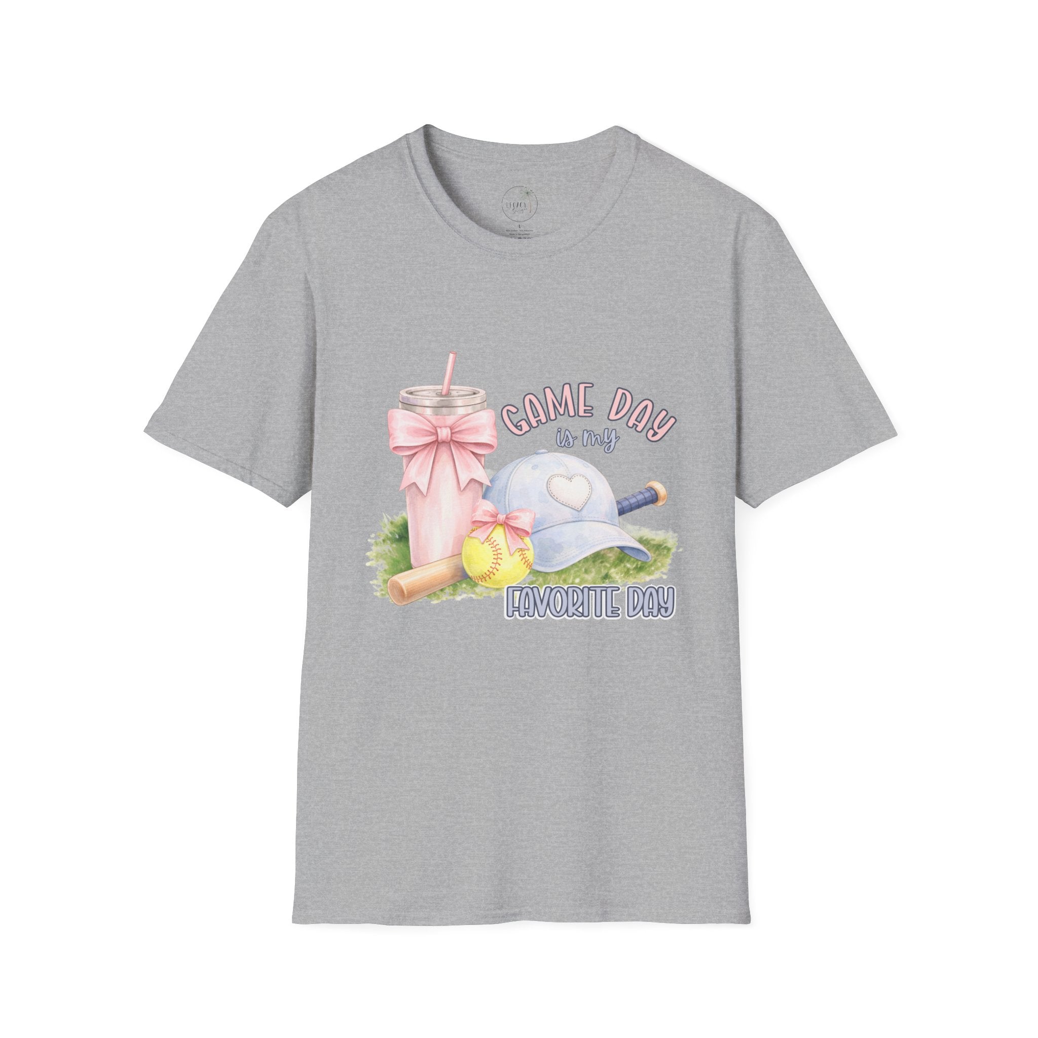 Softball Game Day is my Favorite T-Shirt | Baseball Cap, Cute Sports Design