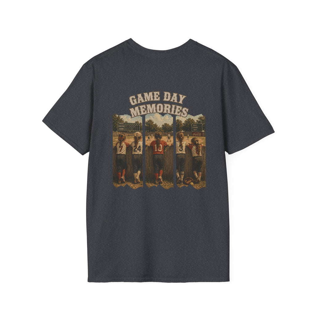 Softball Game Day Memories Shirt, Nostalgic Softball Mom Tee, Girls Softball Graphic, Softball Parent Gift, Tournament Shirt