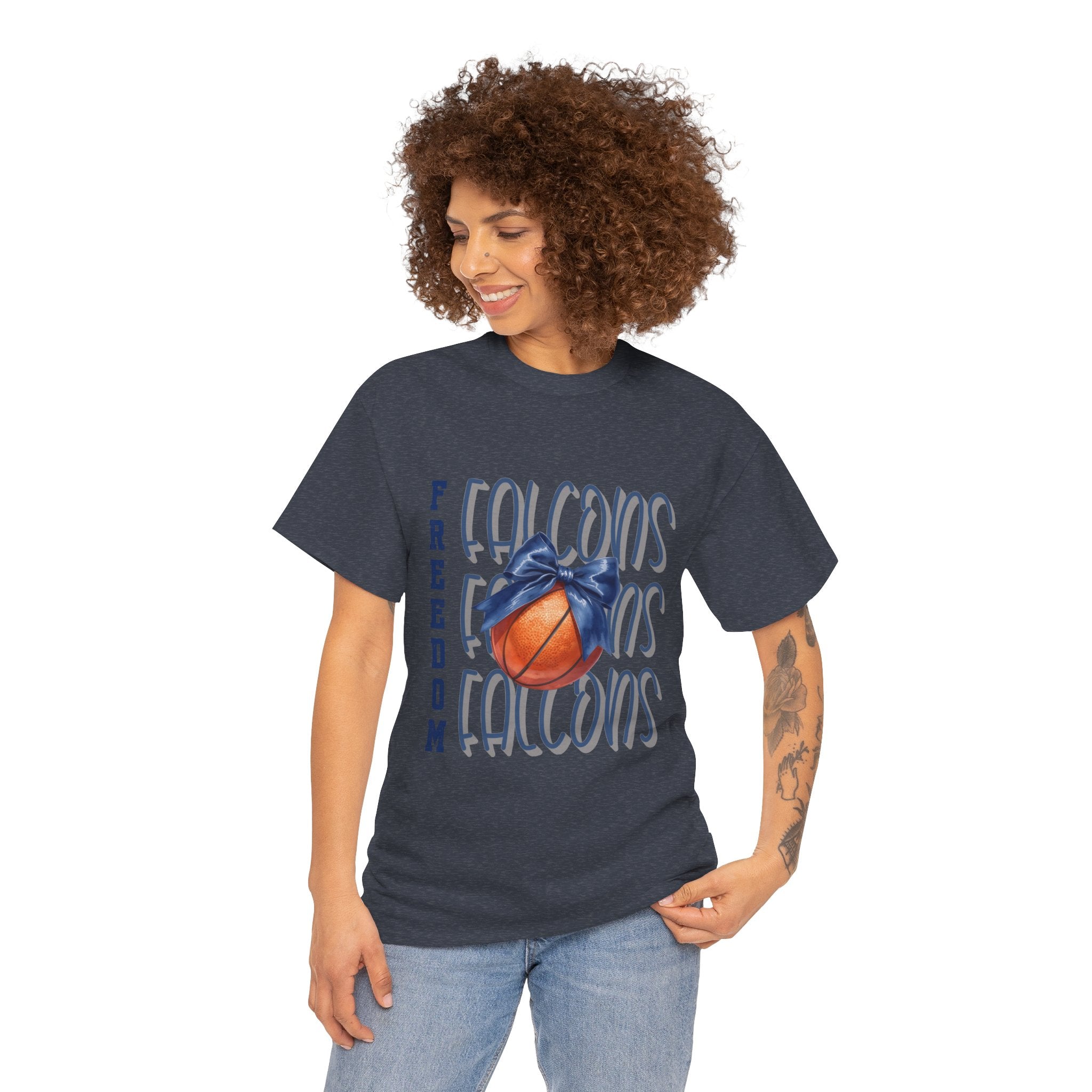 Freedom Falcon Basketball T-Shirt | Team Mascot Sports Tee