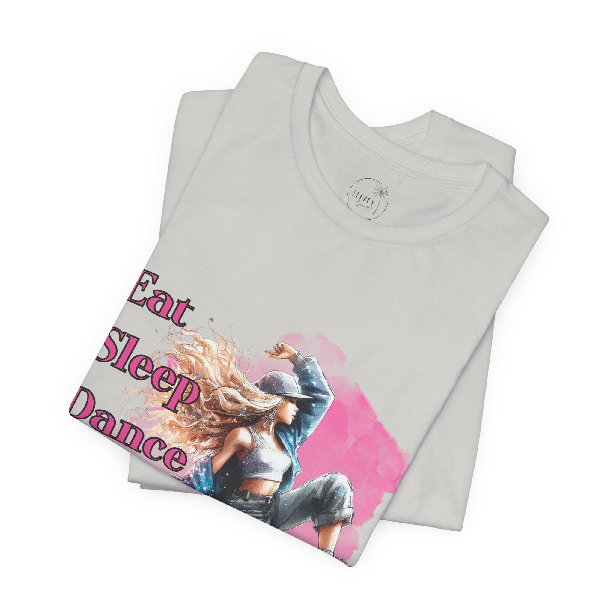 Eat Sleep Dance Repeat-Dance Lover's Unisex Tee, Gift for Dancers, Casual Dancewear, Festival Top, Unique Graphic Tee