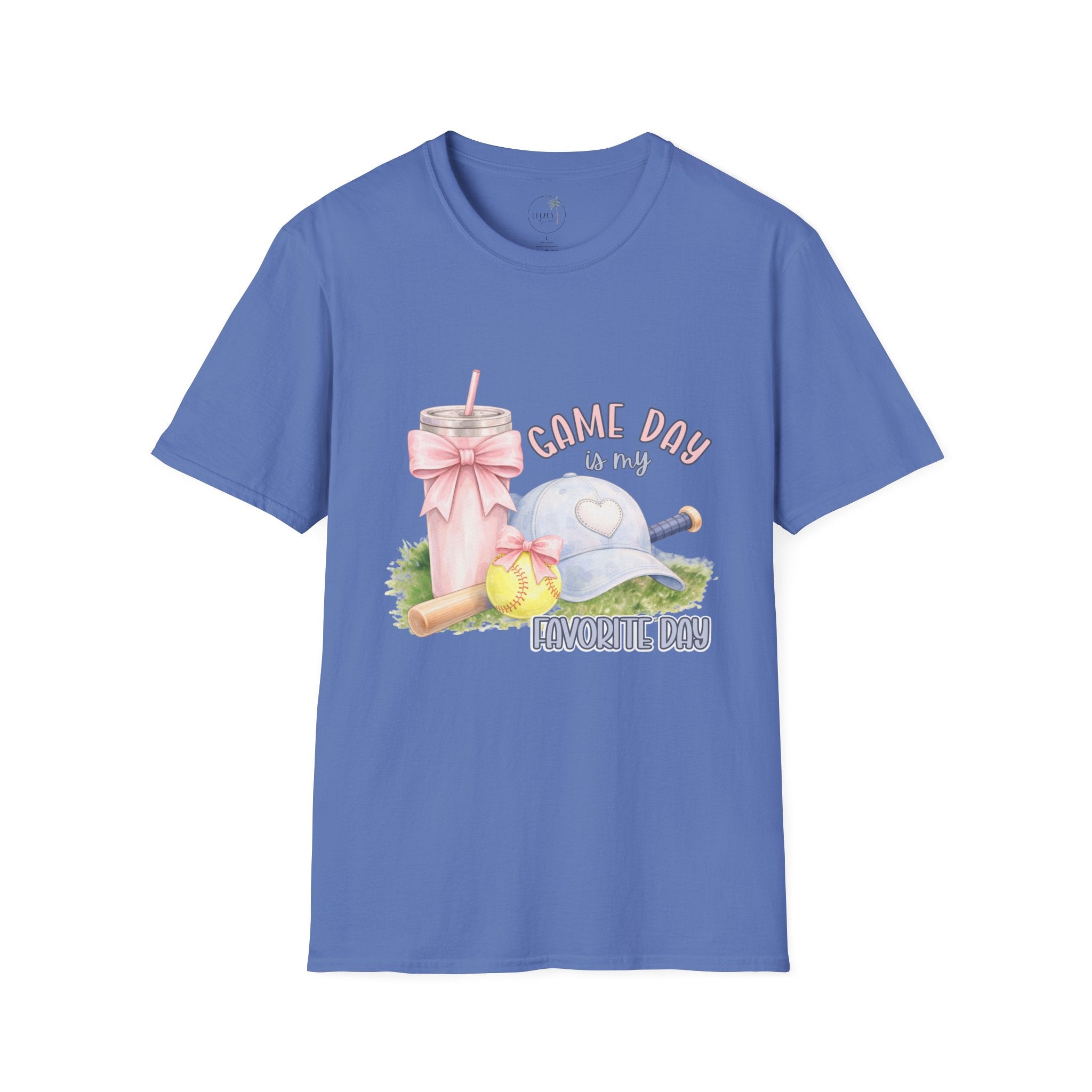 Softball Game Day is my Favorite T-Shirt | Baseball Cap, Cute Sports Design