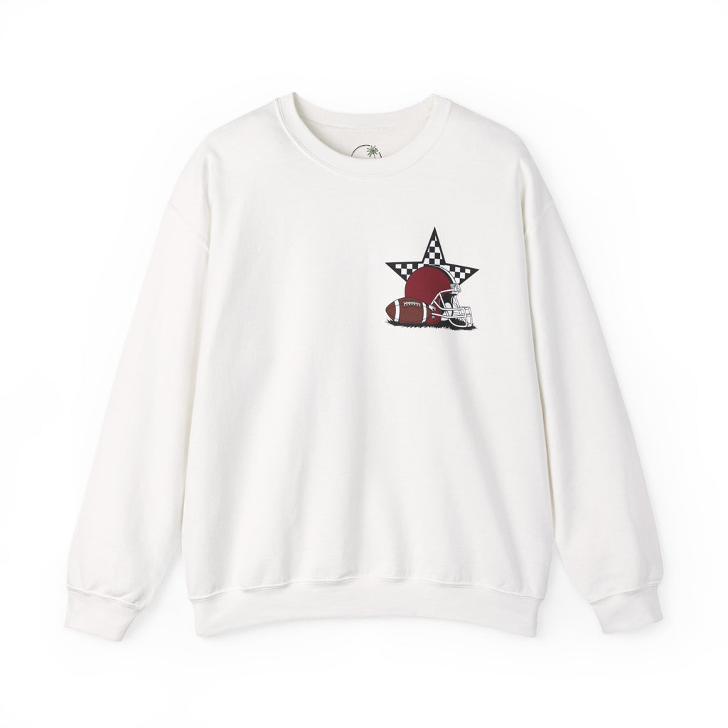 My Favorite Player Calls Me Mom Crewneck Sweatshirt, Family Sweatshirt, Sports Mom Gift, Football Sweatshirt, Unisex Casual Wear