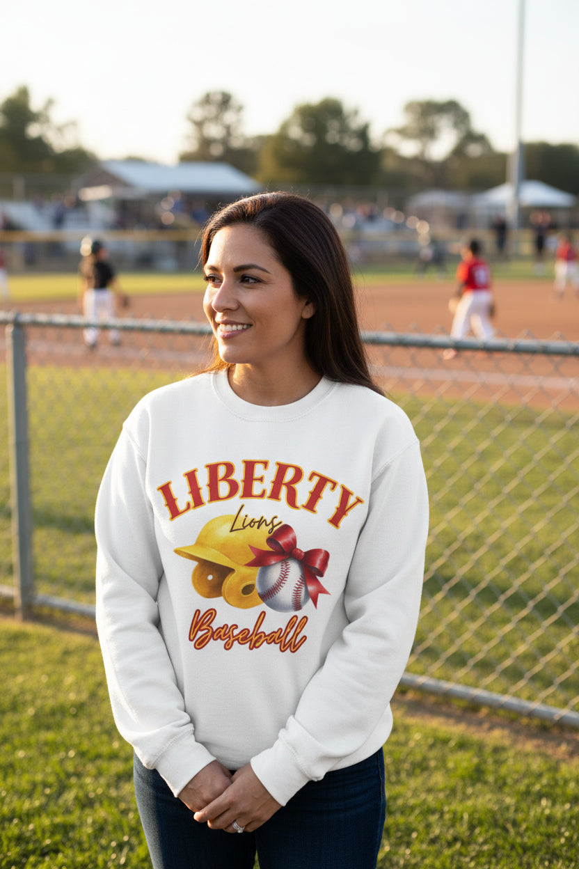 Liberty Highschool Baseball Unisex Heavy Blend™ Crewneck Sweatshirt